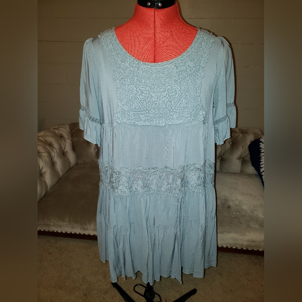 Beautiful dusty blue dress